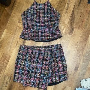 Multi Color Tweed Set